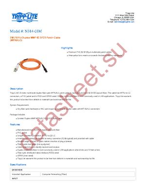 N314-03M datasheet  